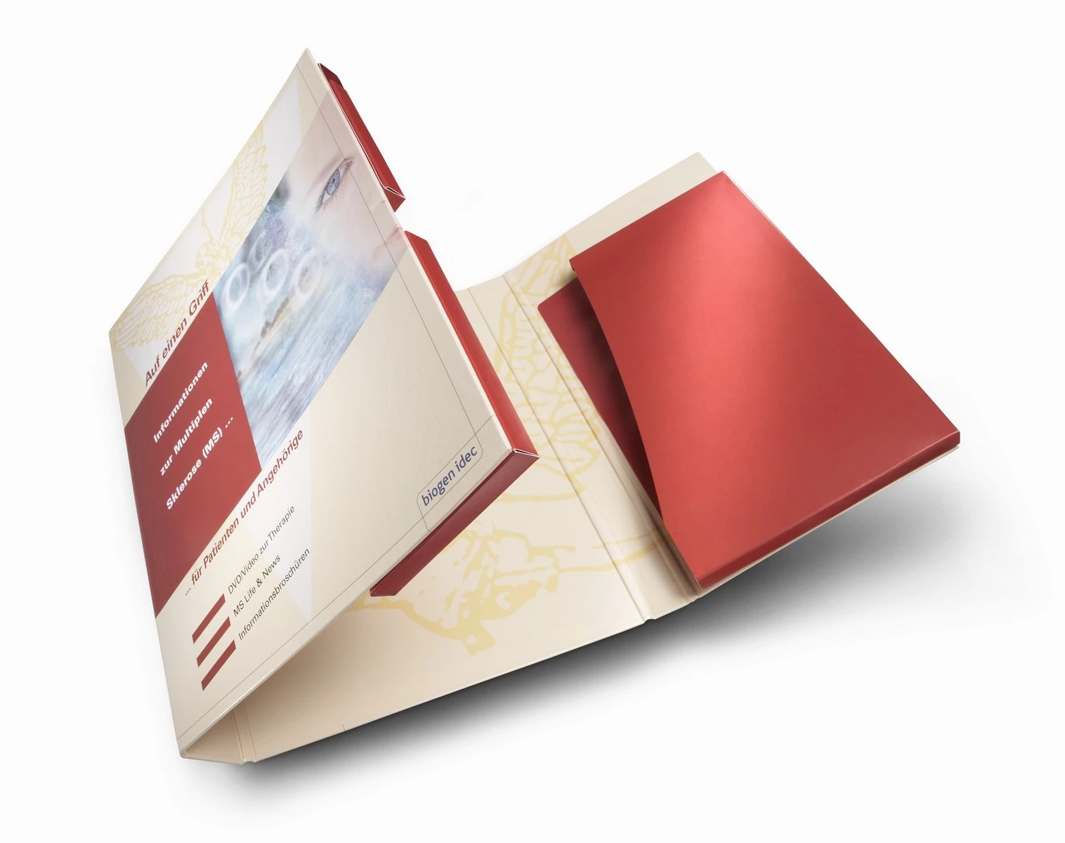 Musterbuch aus Karton bedruckt / Cardboard sample book printed